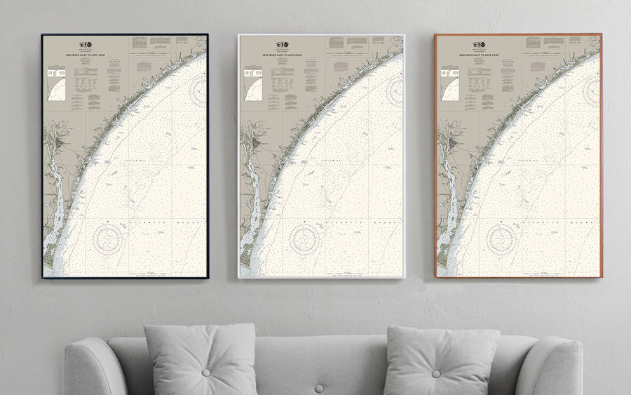 New River Inlet To Cape Fear Nautical Chart