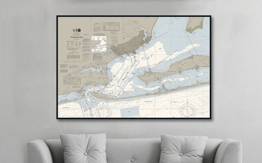 Pensacola Bay Nautical Chart