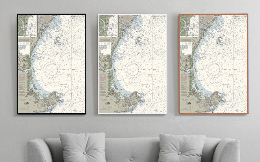 Portsmouth To Cape Ann Nautical Chart