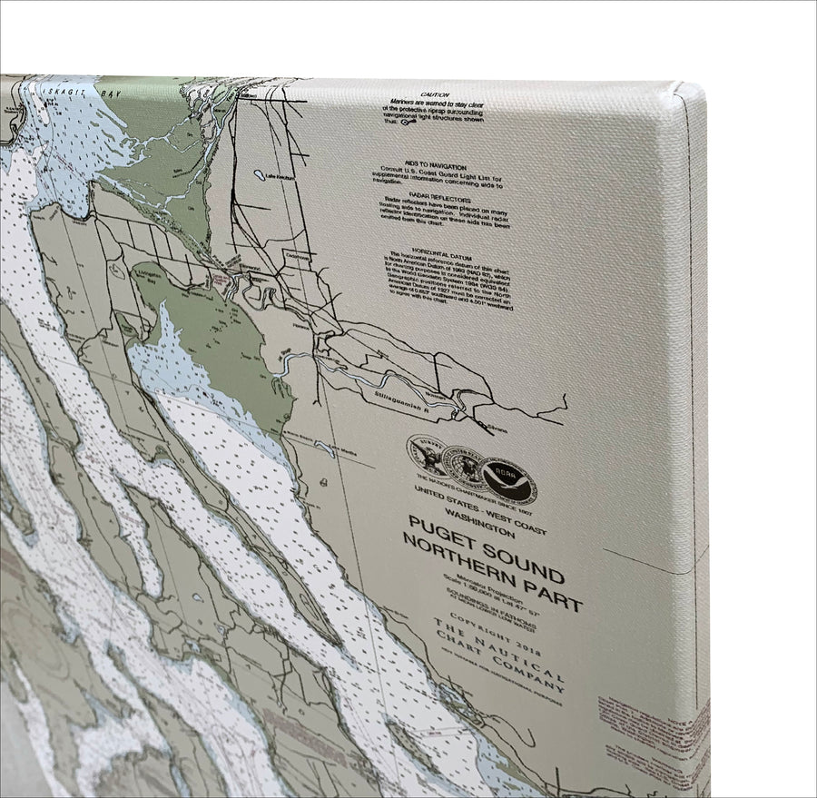 Puget Sound - Northern Part Nautical Chart