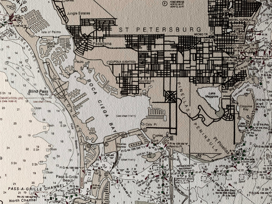 Tampa Bay & Vicinity Nautical Chart